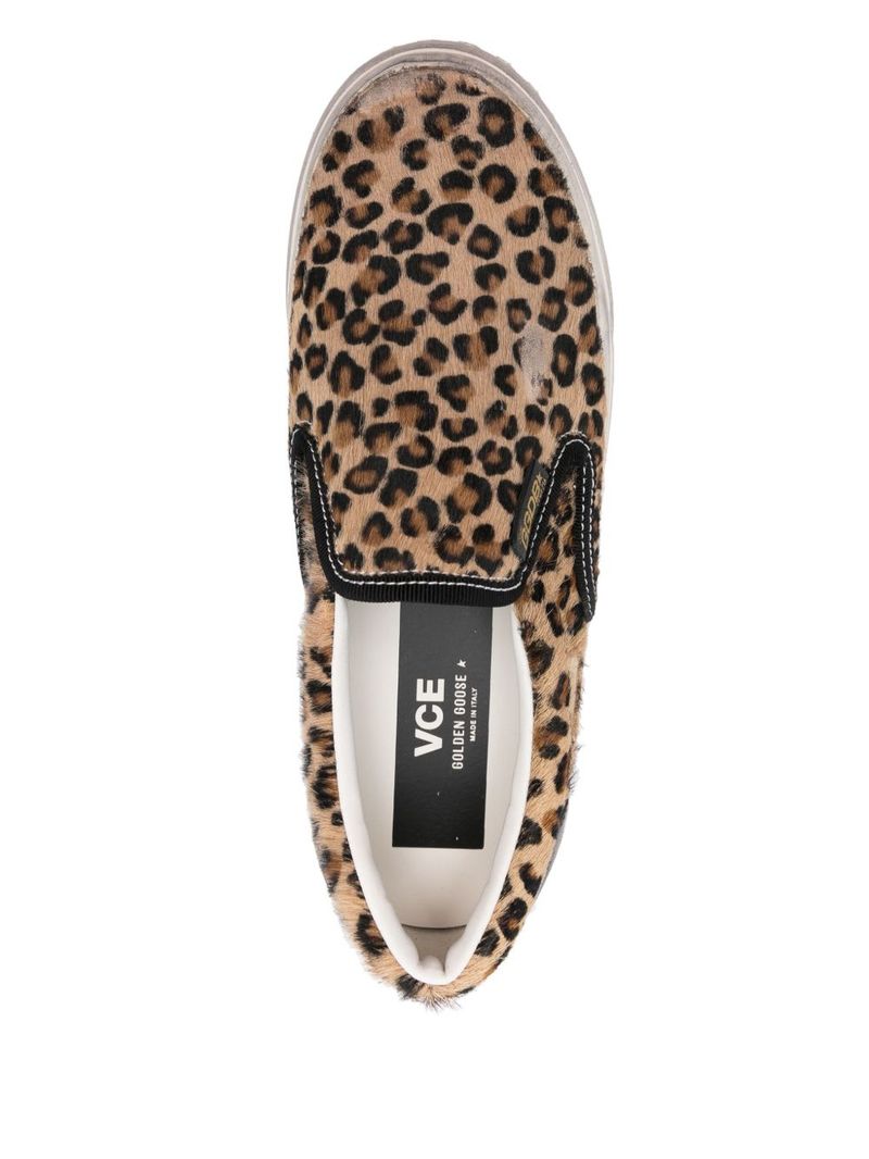 Golden Goose Vce Slip On Sneakers - Brown