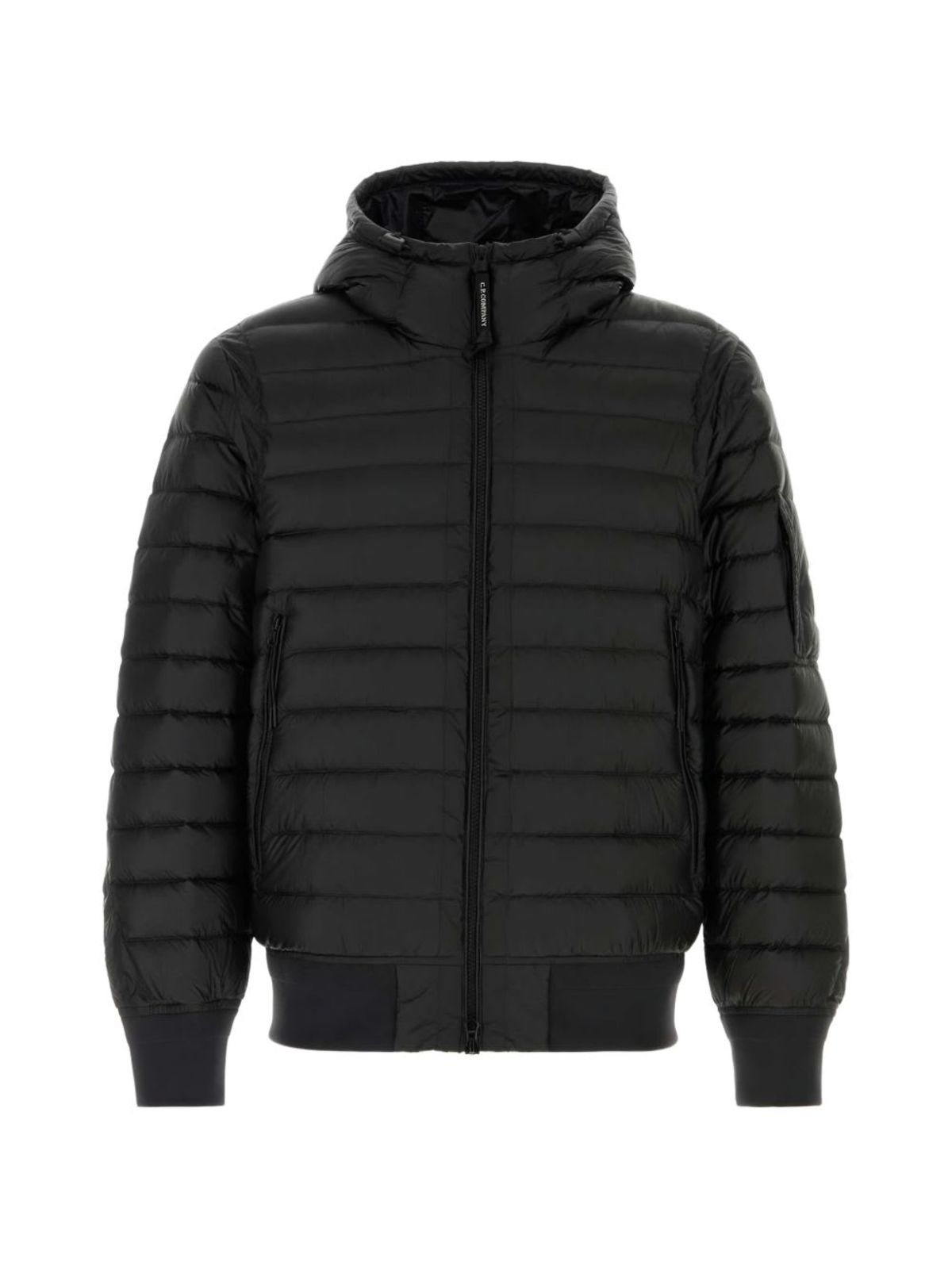 C.P. Company Dd Shell Hooded Down Jacket - Black - Image 1 of 2