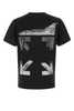 Off-White Black Cotton T-Shirt - Black - Thumbnail 2