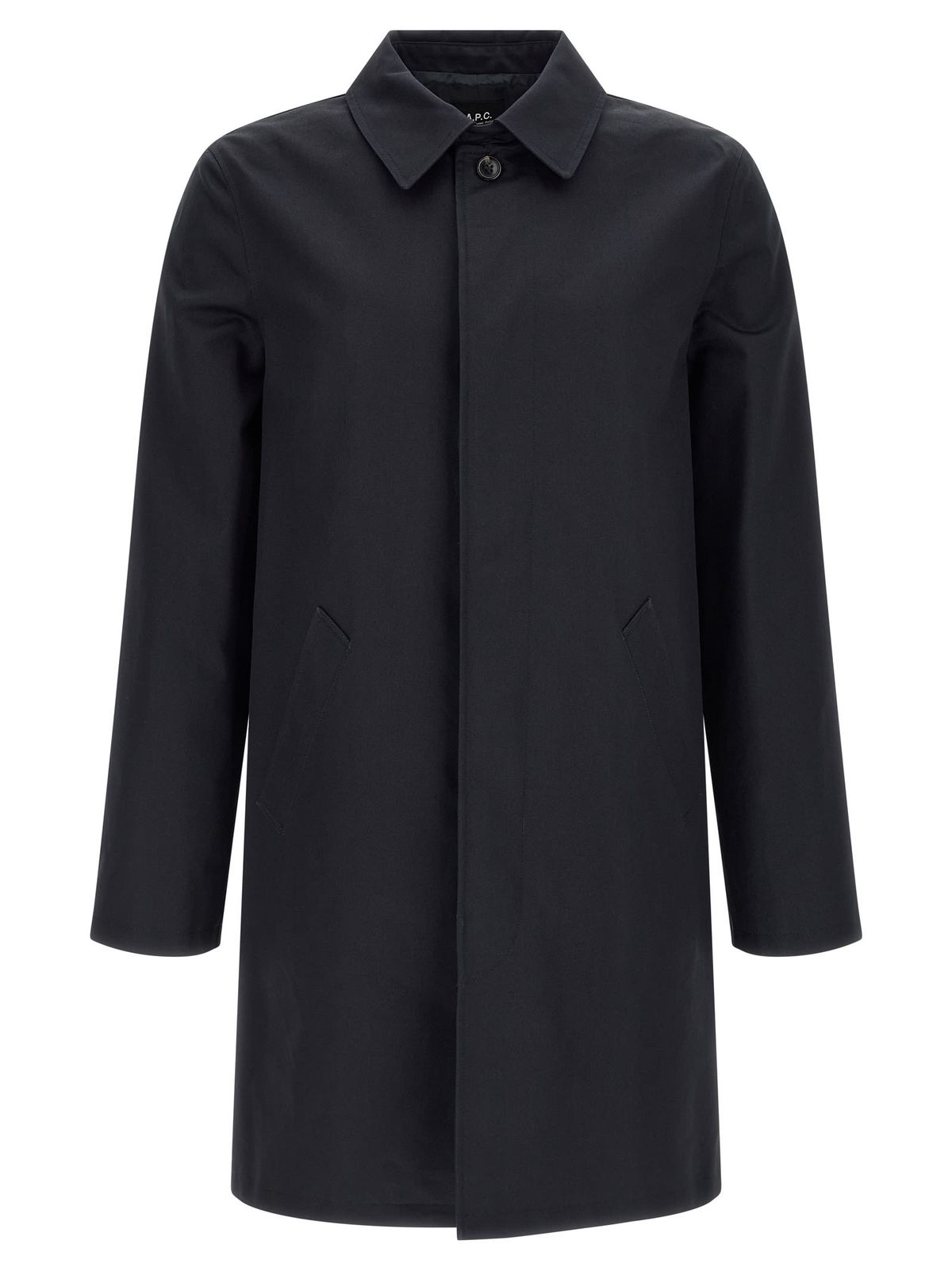 A.P.C. Mac Ville Trench Coat - Blue - Image 1 of 4