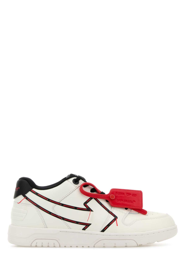 Off-White Out Of Office Leather Sneakers - White/Black
