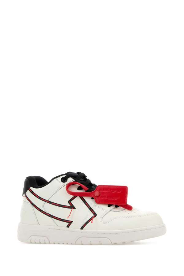 Off-White Out Of Office Leather Sneakers - White/Black
