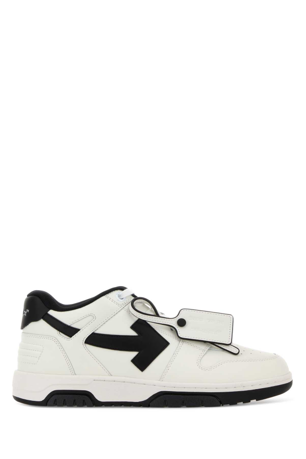 Off-White Out Of Office Leather Sneakers - White/Black