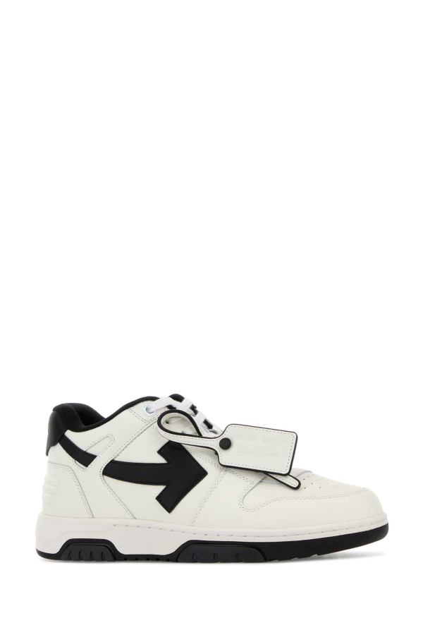 Off-White Out Of Office Leather Sneakers - White/Black
