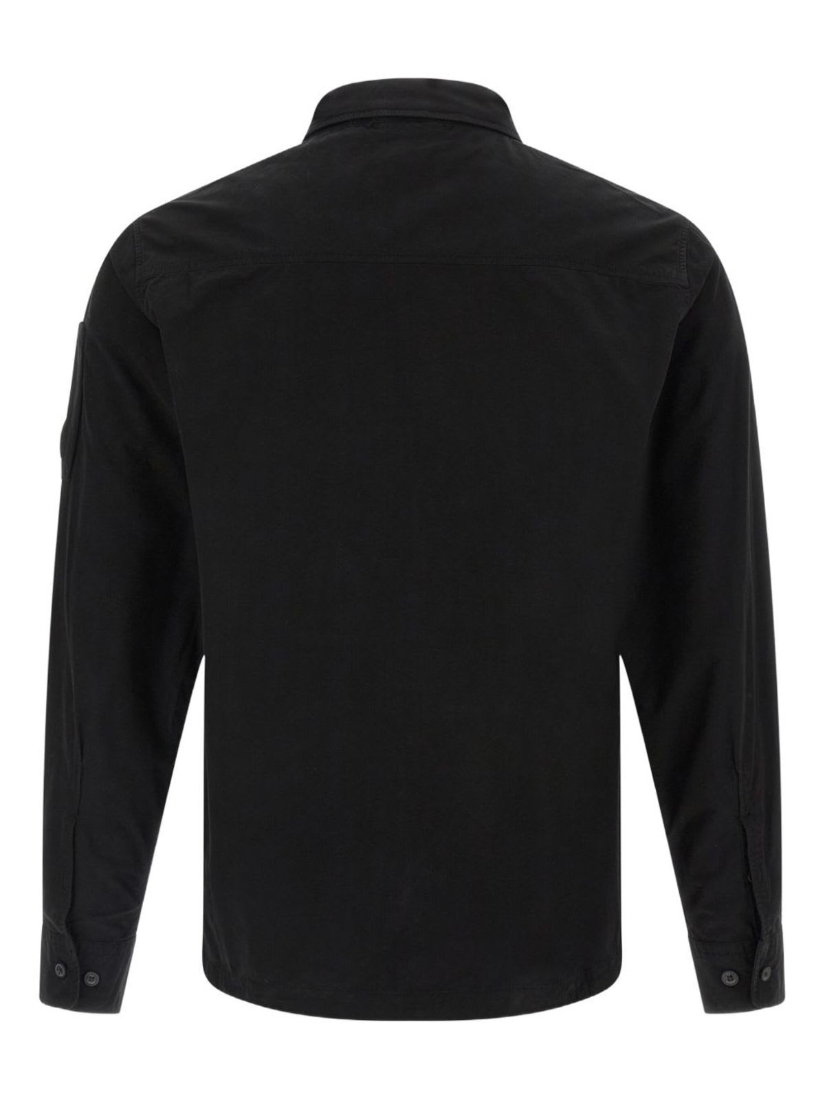 C.P. Company Organic Cotton Overshirt Jacket - Black - Image 2 of 4