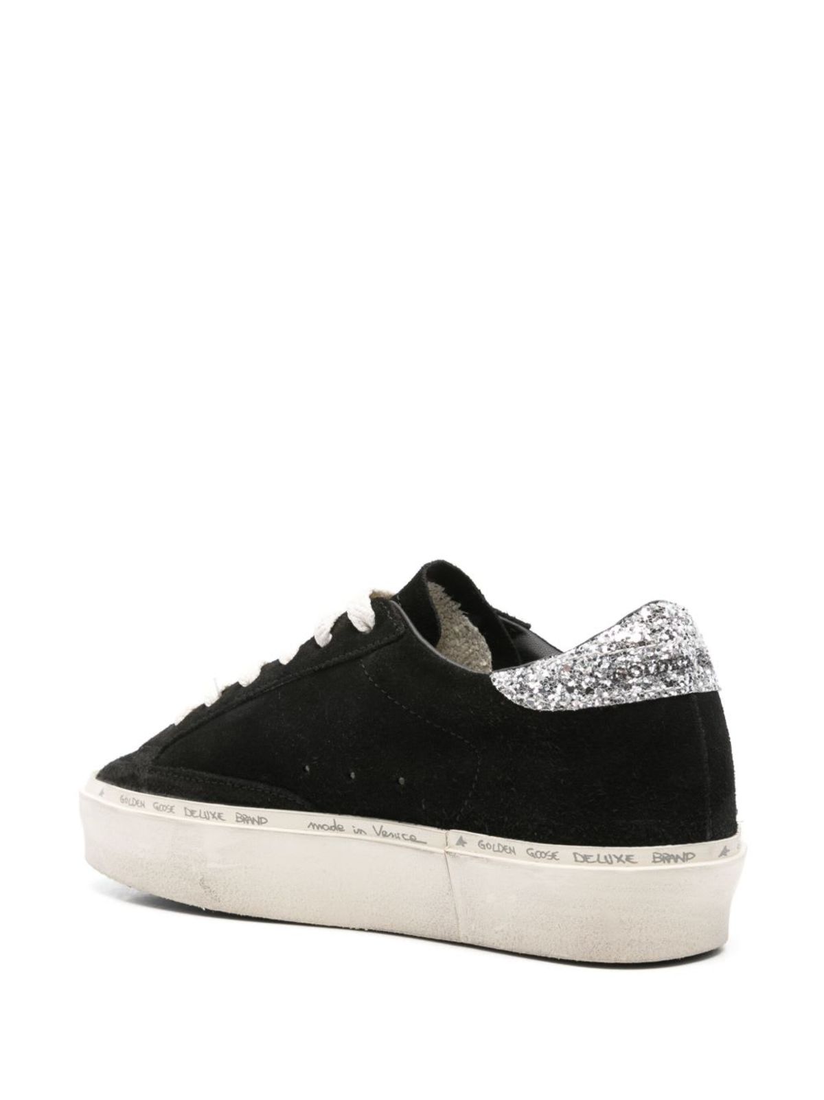 Golden Goose Hi Star Leather Sneakers - Black - Image 4 of 4