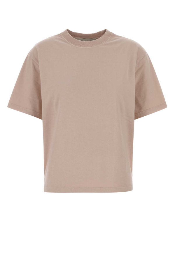 Golden Goose Pink Cotton T-Shirt Top - Shadowgray