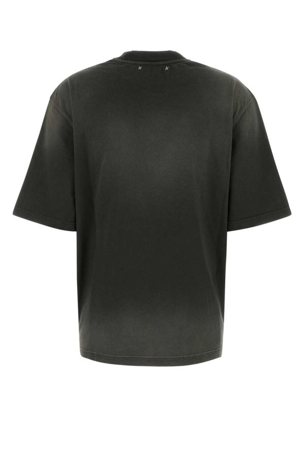 Golden Goose Dark Grey Cotton T-Shirt - Charcoal