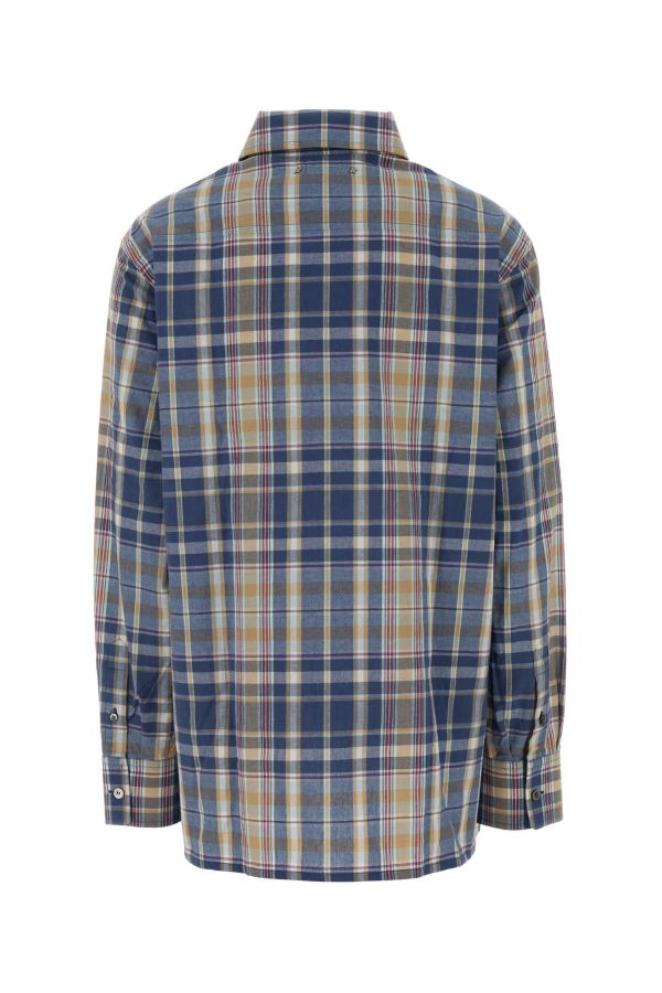 Golden Goose Journey M's Over Shirt PE Shirt - NEWWHEATINDIGOBLUEOLDRED