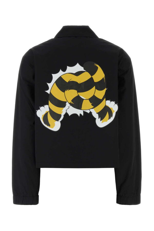 Kenzo Cotton Blend Jacket - Black
