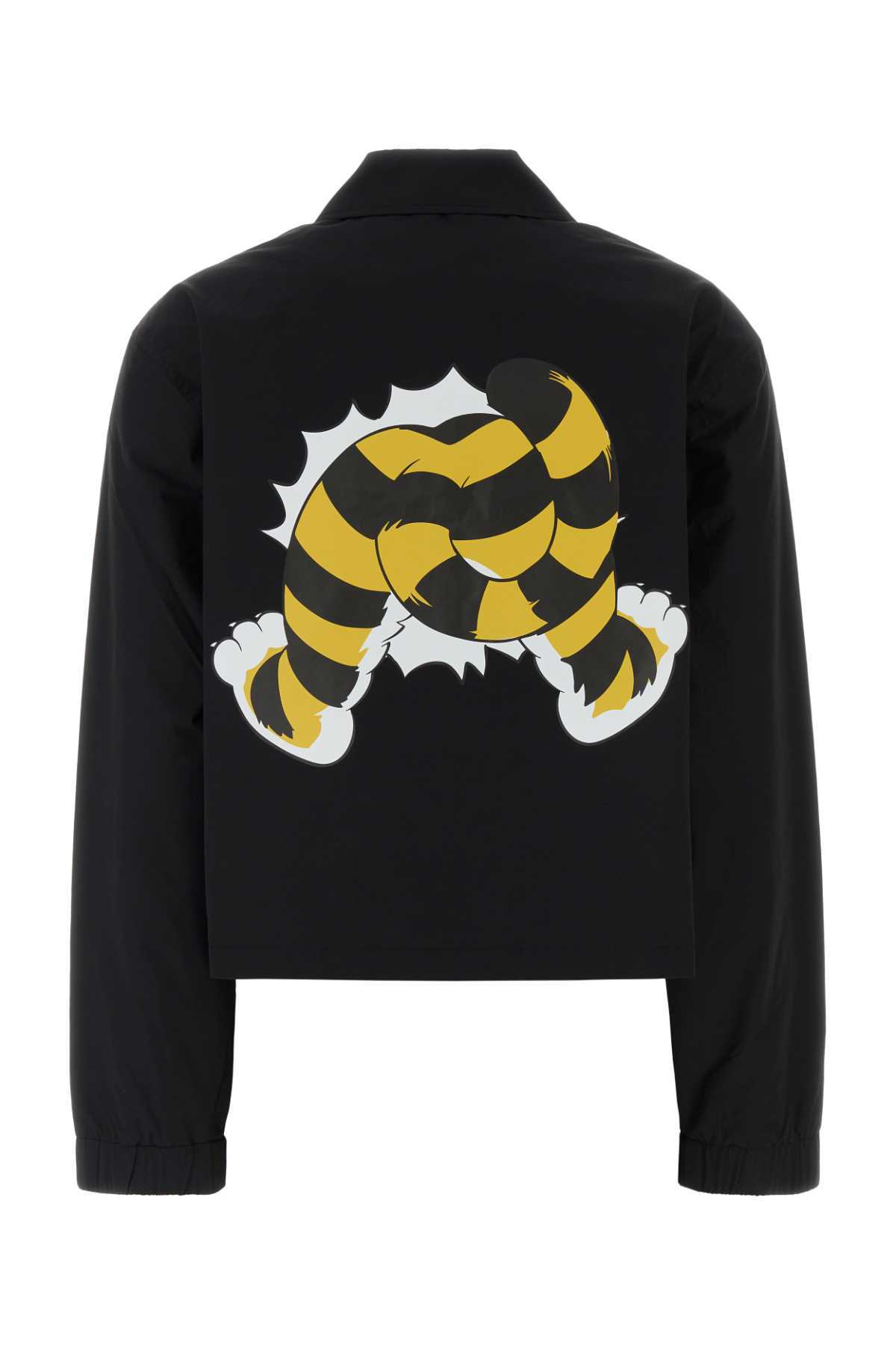 Kenzo Cotton Blend Jacket - Black - Image 2 of 2