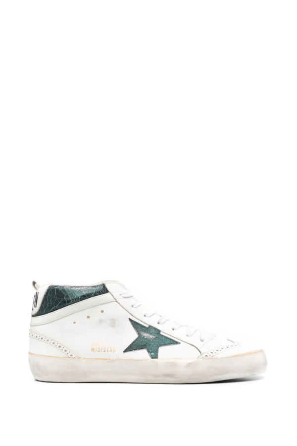 Golden Goose Sneakers - White/Emerald Green