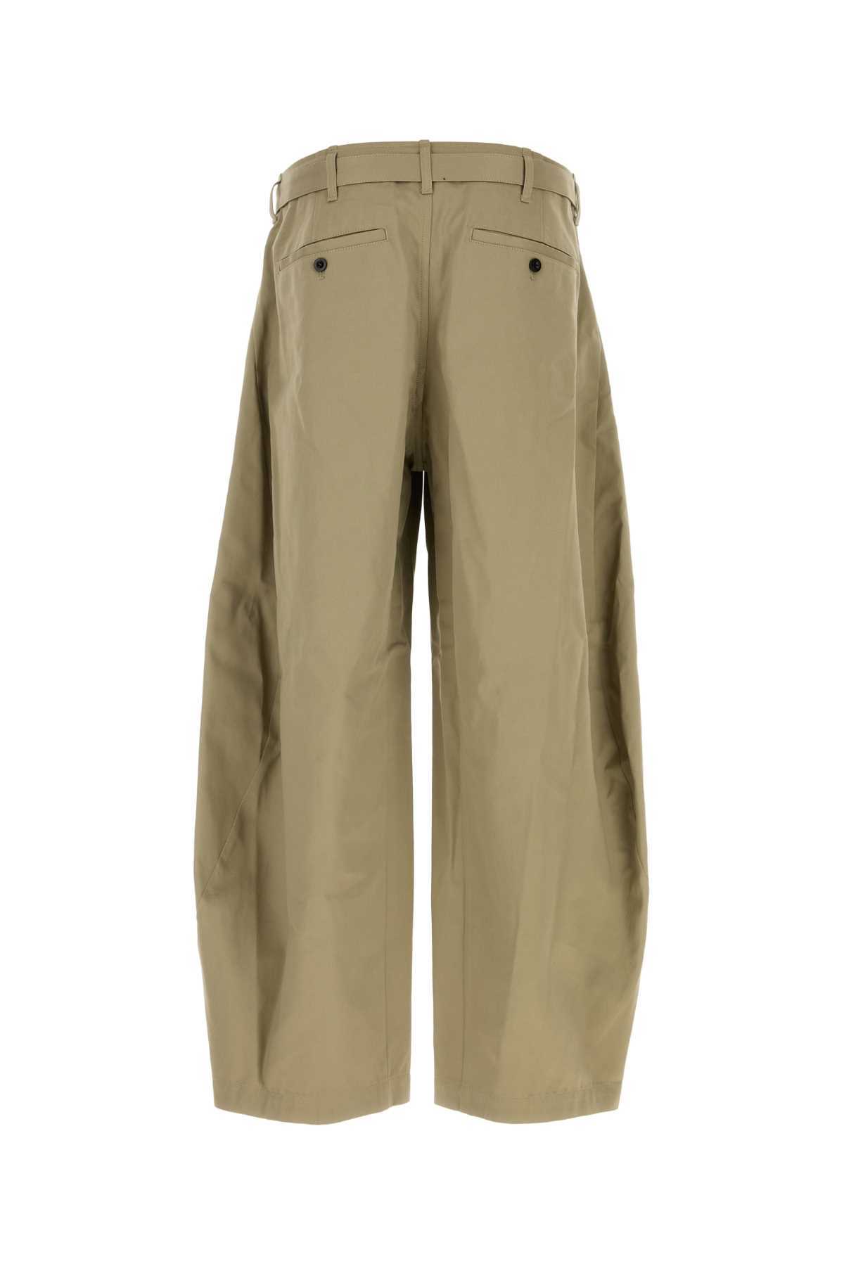 sacai Khaki Cotton Chino Pant Pants - Beige - Image 2 of 2
