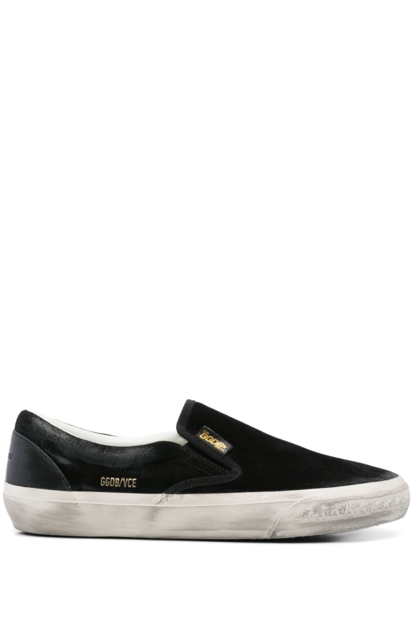 Golden Goose Vce Slip On Sneakers - Black