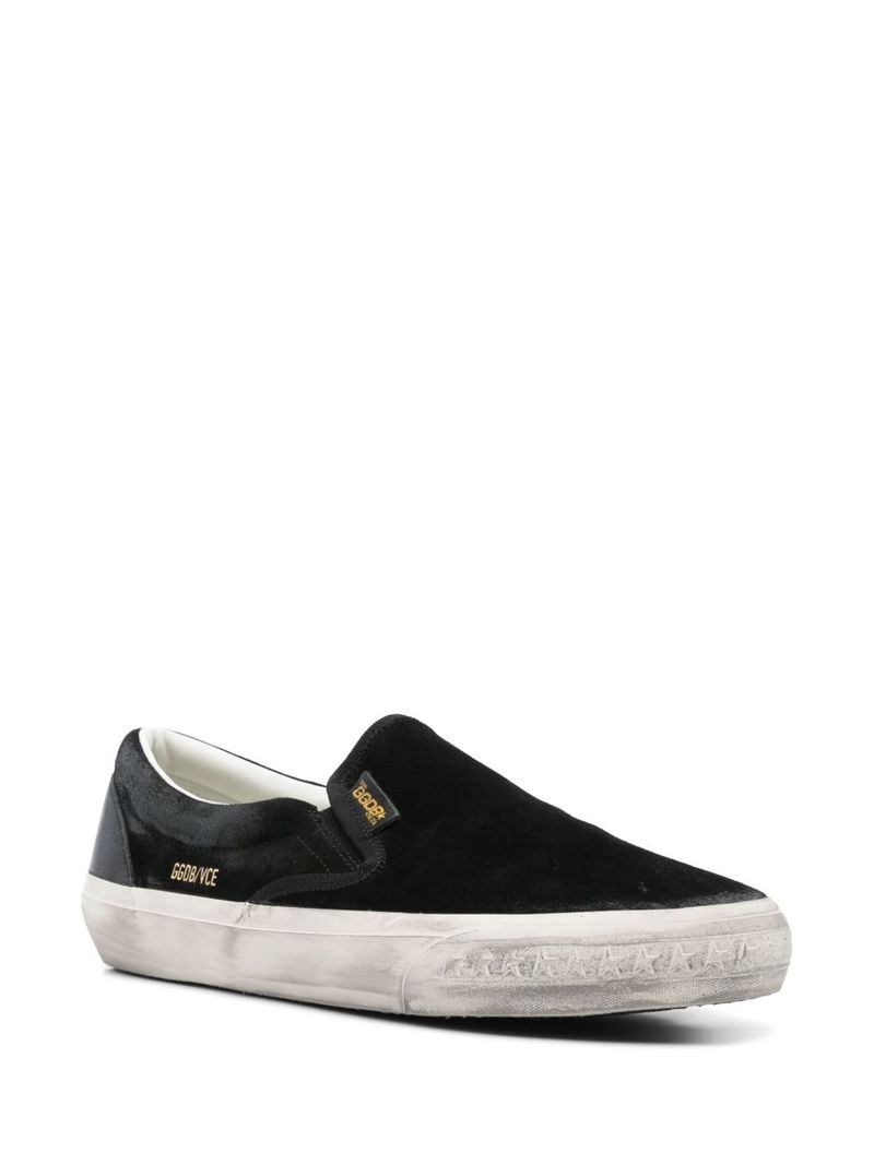 Golden Goose Vce Slip On Sneakers - Black