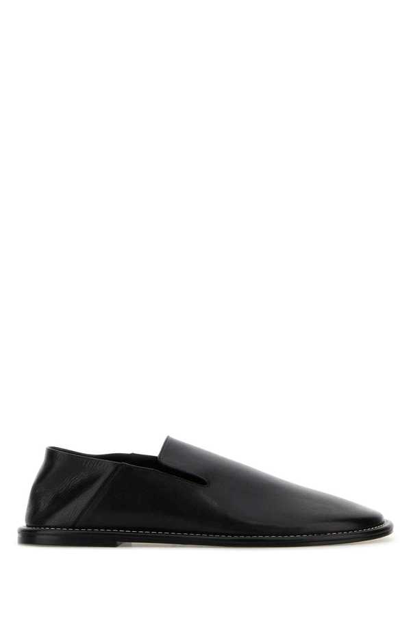 Ami Alexandre Mattiussi Black Leather Loafers - Noir