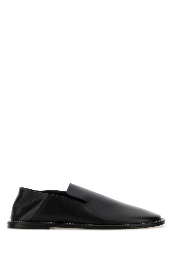 Ami Alexandre Mattiussi Black Leather Loafers - Noir