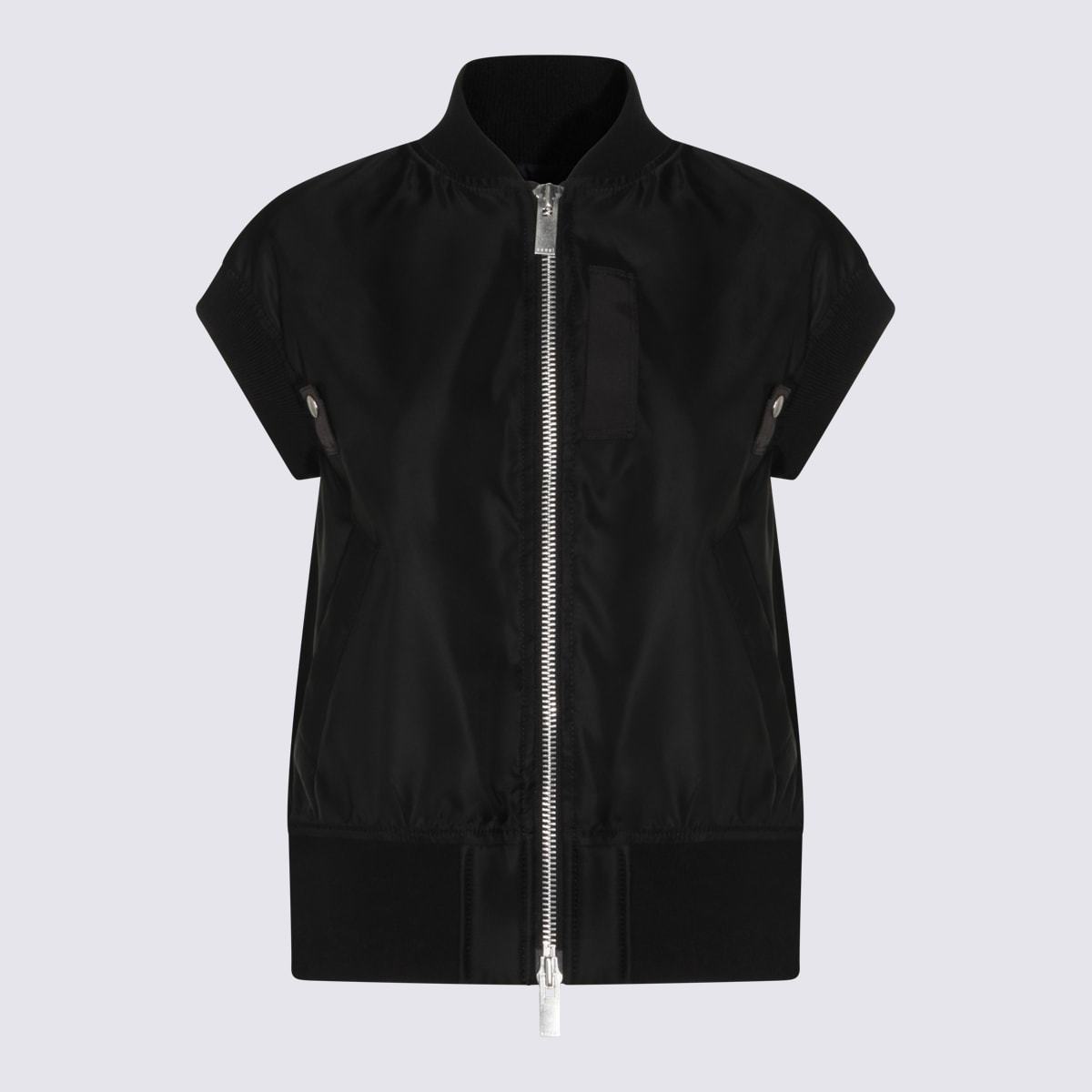 sacai Black Casual Jacket - Black - Image 1 of 4