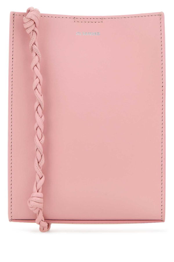 Jil Sander Pink Leather Small Tangle Shoulder Bag - Neonrose