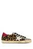 Golden Goose Printed Calf Hair Super-Star Sneakers - LEOPARDWHITERED - Thumbnail 1