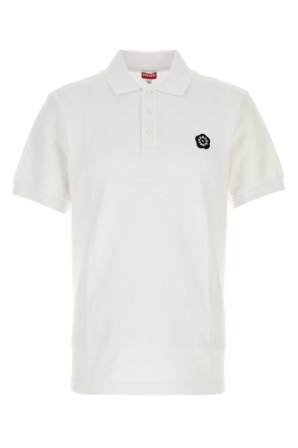Kenzo Piquet Polo Shirt - White