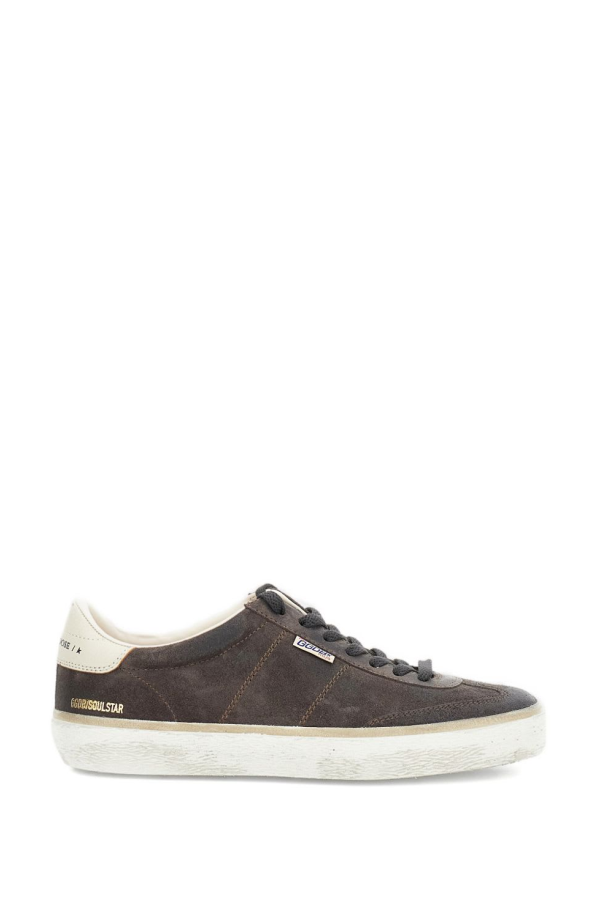 Golden Goose Soul-star Leather Sneakers - Gray