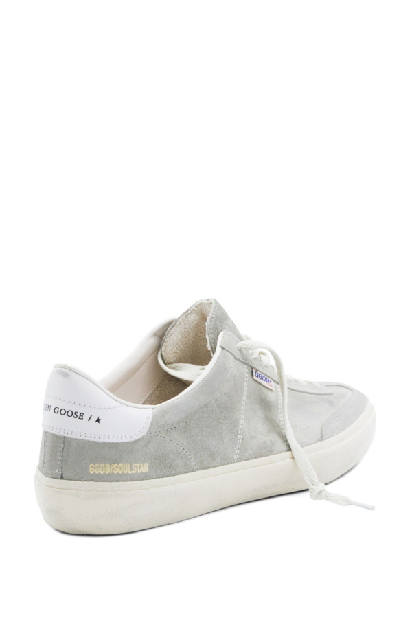 Golden Goose Soul-Star Leather Sneakers - Dove Grey