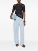 Fabiana Filippi Openwork T-Shirt - Blue - Thumbnail 3