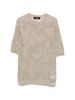 Fabiana Filippi Openwork T-Shirt - Khaki Green - Thumbnail 1