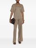 Fabiana Filippi Wide-Leg Trousers - Grigio - Thumbnail 3
