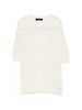 Fabiana Filippi Openwork Crewneck T-Shirt - White - Thumbnail 1