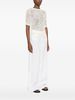 Fabiana Filippi Openwork Crewneck T-Shirt - White - Thumbnail 4