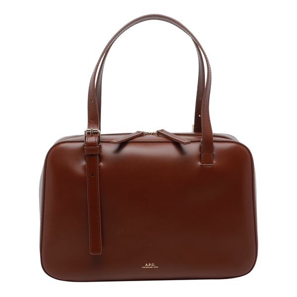 A.P.C. Virginie Box Bag Shoulder Bag - Brown