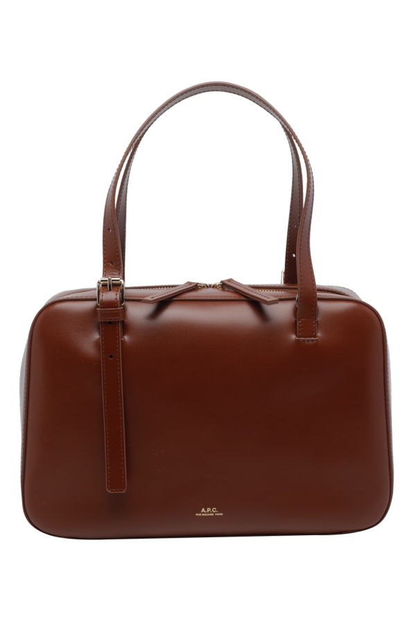 A.P.C. Virginie Box Bag Shoulder Bag - Brown