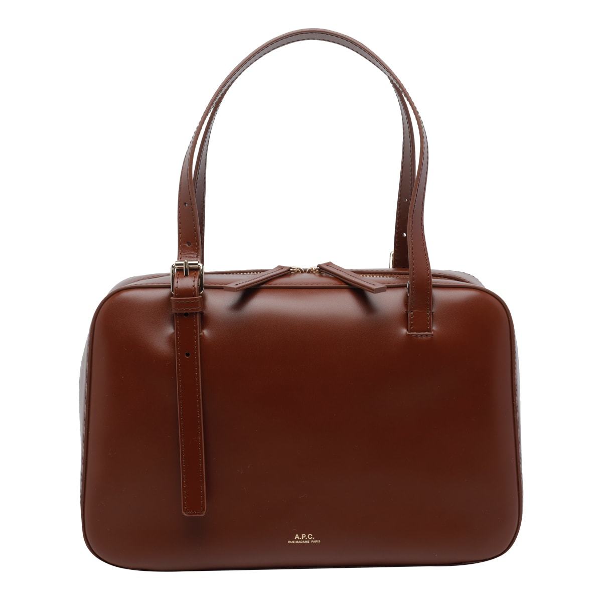 A.P.C. Virginie Box Bag Shoulder Bag - Brown - Image 1 of 4