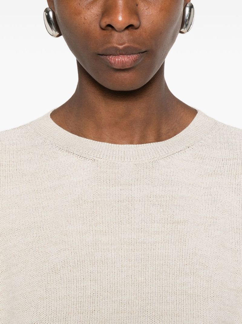 Fabiana Filippi Cotton Blend T-Shirt - White