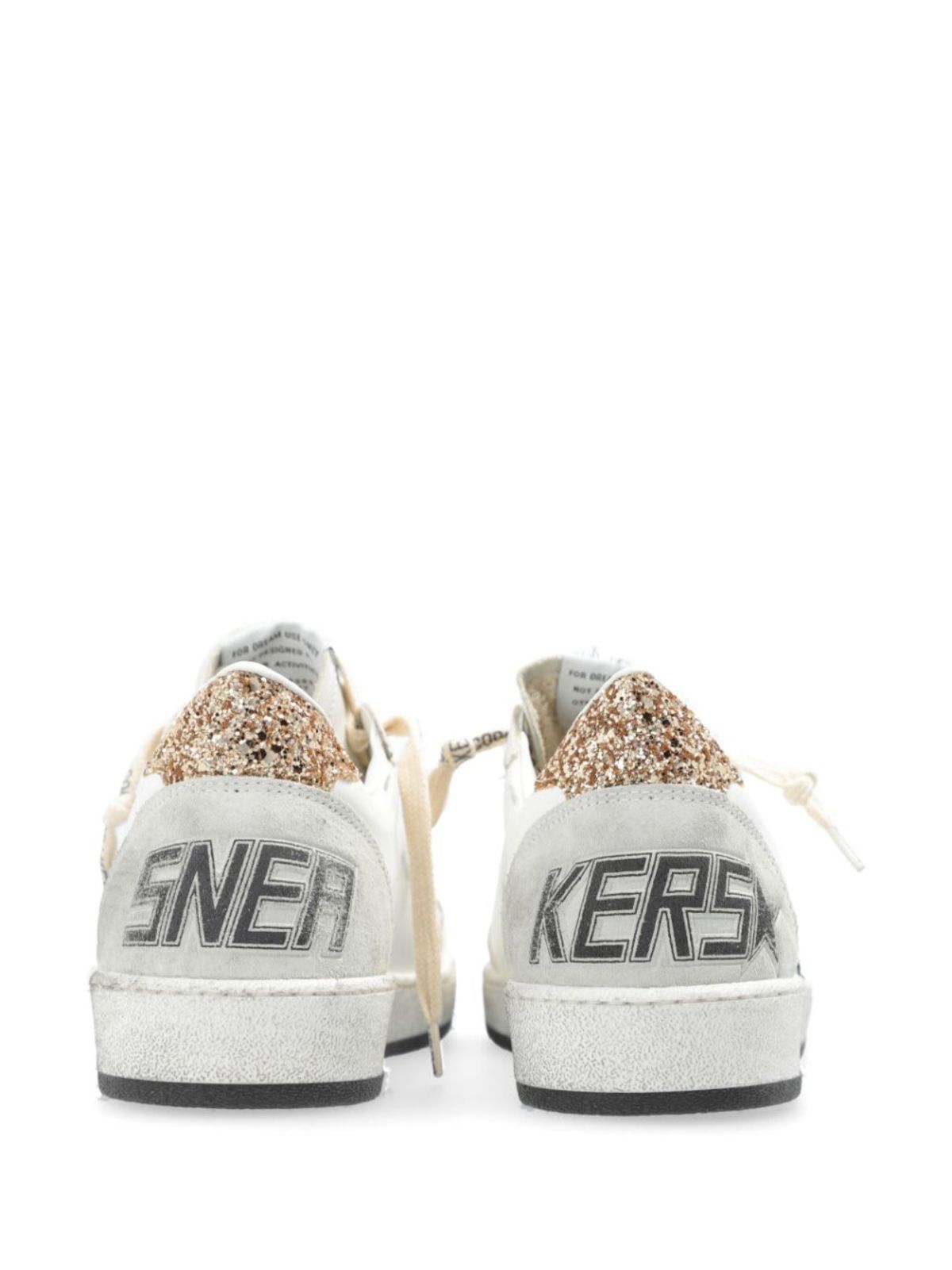 Golden Goose Ball Star Leather Sneakers - White - Image 5 of 5