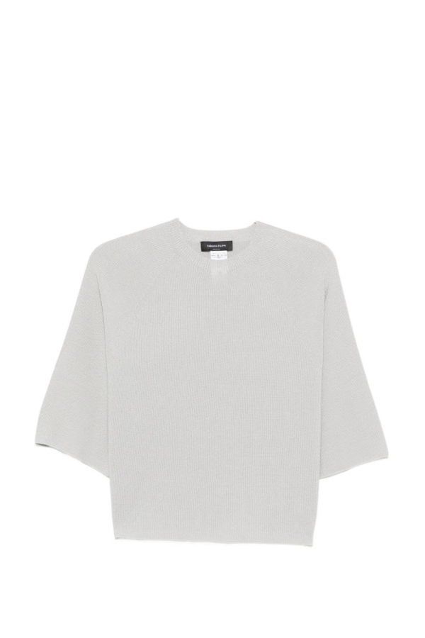 Fabiana Filippi Cotton Blend Tee - Clear Blue