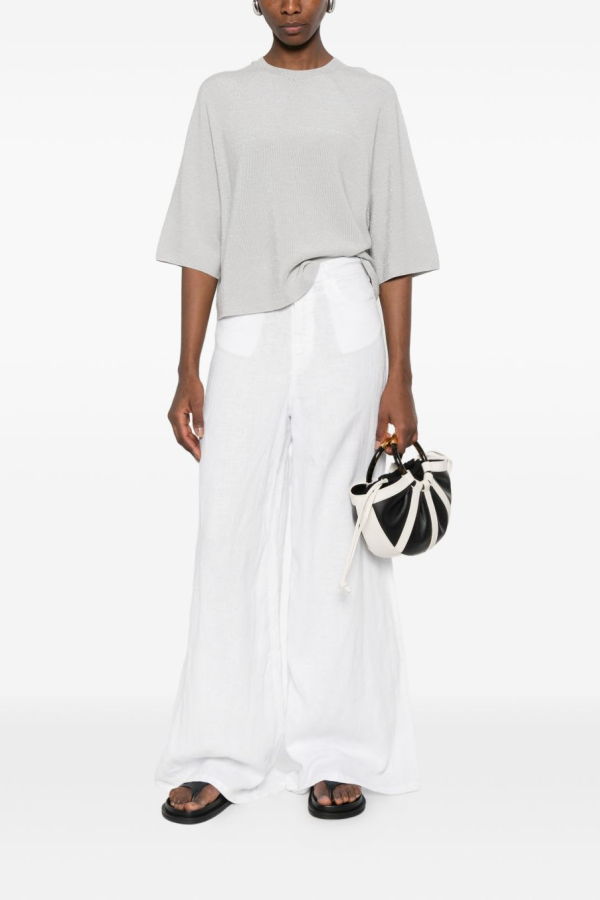 Fabiana Filippi Cotton Blend Tee - Clear Blue