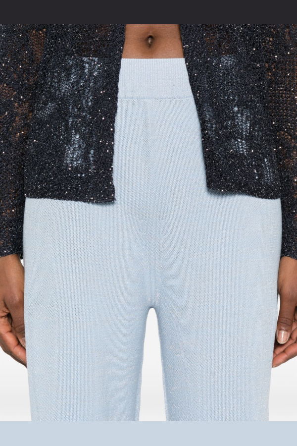 Fabiana Filippi Wide-Leg Trousers - Clear Blue