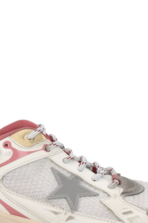 Golden Goose Lightstar Leather Sneakers - Silver