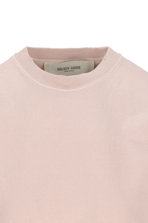 Golden Goose Printed Cotton T-Shirt - Gray