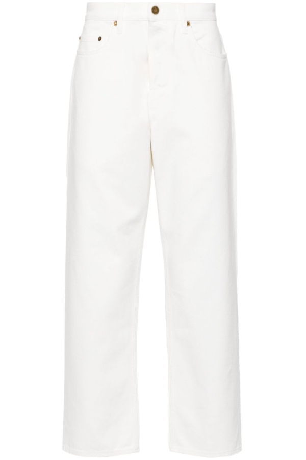Golden Goose Loose Fit Denim Jeans - White