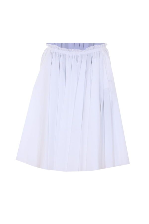 Ami Alexandre Mattiussi Midi Corolla Skirt - White