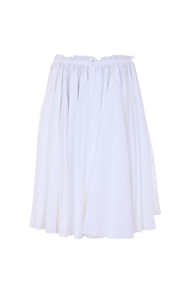 Ami Alexandre Mattiussi Midi Corolla Skirt - White