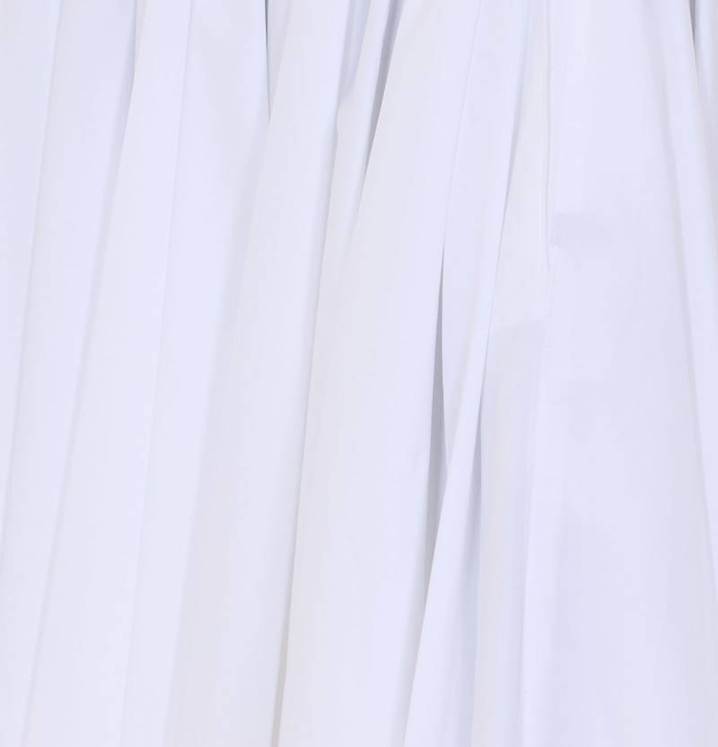 Ami Alexandre Mattiussi Midi Corolla Skirt - White