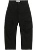 Golden Goose Cotton Cargo Trousers - Black - Thumbnail 1