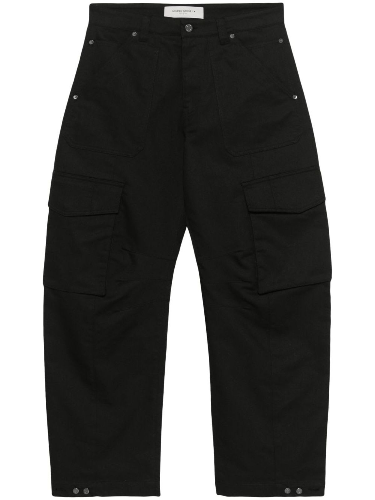 Golden Goose Cotton Cargo Trousers - Black - Image 1 of 5