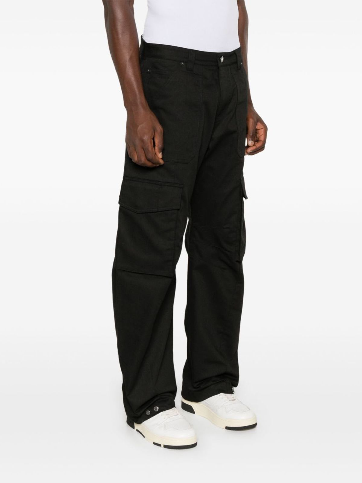 Golden Goose Cotton Cargo Trousers - Black - Image 4 of 5