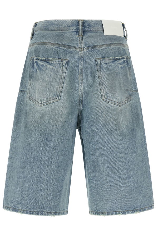 PURPLE P070 Vintage Dust Bowl Shorts - Light Blue